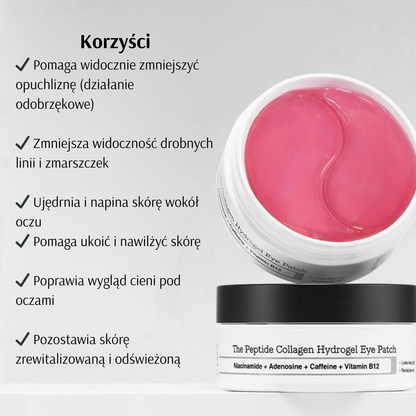 Kolagenowe Płatki Pod Oczy z Kofeiną