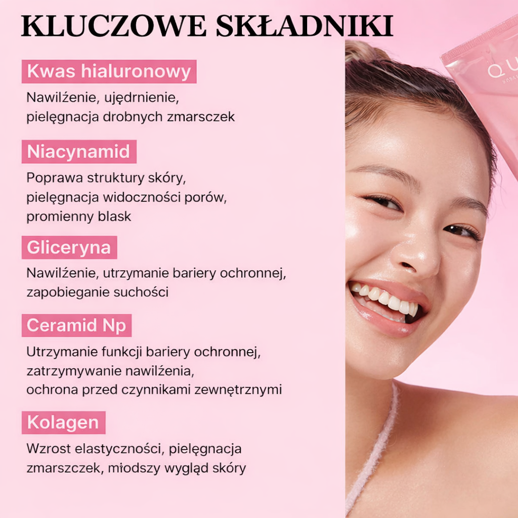 Kolagenowa maska na noc