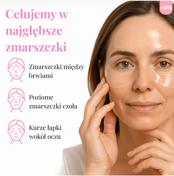 VeluSkin – Wielorazowe Plastry Antyzmarszczkowe (16 sztuk)