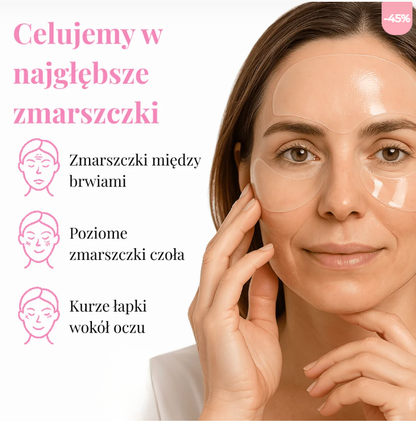 VeluSkin – Wielorazowe Plastry Antyzmarszczkowe (16 sztuk)