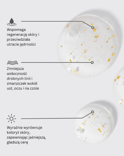 Serum przeciwstarzeniowe z 24-karatowym złotem