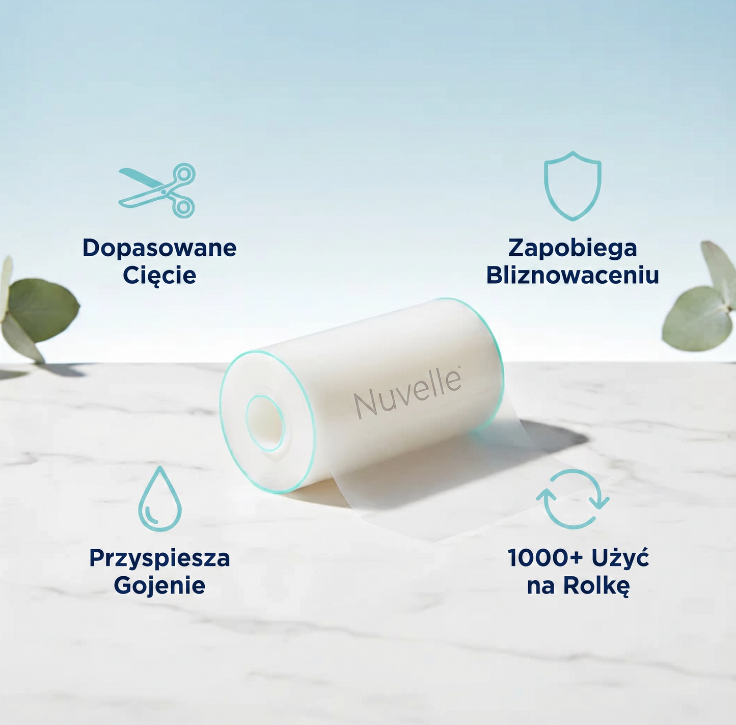 Hydrokoloidowy plaster w rolce – opatrunek chłonny do wilgotnego gojenia ran