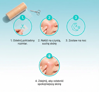 Hydrokoloidowy plaster w rolce – opatrunek chłonny do wilgotnego gojenia ran