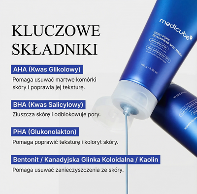 Maseczka błotna Zero Pore na wągry