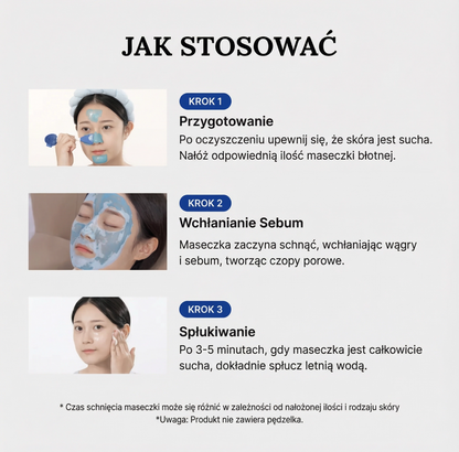 Maseczka błotna Zero Pore na wągry